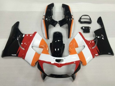 Preisgünstige Honda CBR900RR 893 Motorrad Verkleidung 1994-1995 - Orange Weiss Rot Glanzendes Schwarz