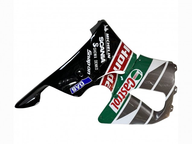 Preisgünstige Honda CBR900RR 893 Motorrad Verkleidung 1996-1997 - Weiss Grun Grau Glanzendes Schwarz Castrol