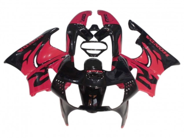 Preisgünstige Honda CBR900RR 919 Motorrad Verkleidung 1998-1999 - Rosa Glanzendes Schwarz