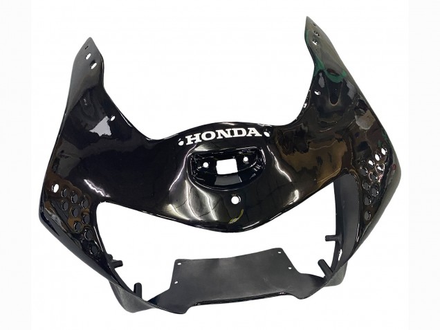 Preisgünstige Honda CBR900RR 919 Motorrad Verkleidung 1998-1999 - Glanzendes Schwarz Weiss Aufkleber