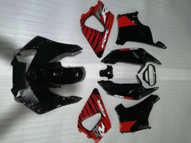 Preisgünstige Honda CBR900RR 919 Motorrad Verkleidung 1998-1999 - Rot Glanzendes Schwarz