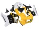Preisgünstige Honda CBR900RR 919 Motorrad Verkleidung 1998-1999 - Weiss Gelb Glanzendes Schwarz