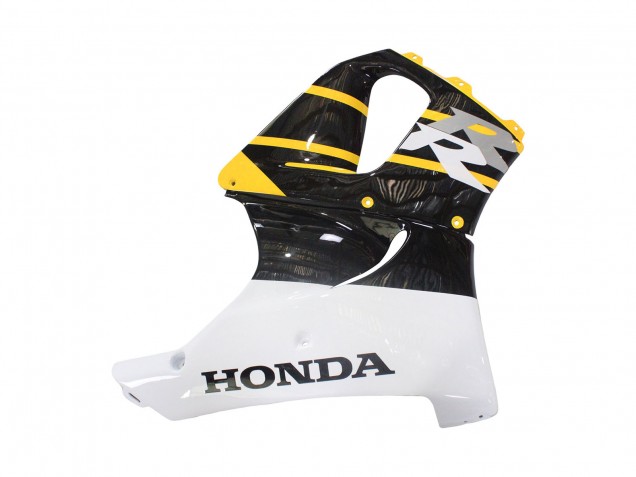Preisgünstige Honda CBR900RR 919 Motorrad Verkleidung 1998-1999 - Weiss Gelb Glanzendes Schwarz