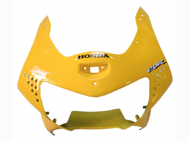 Preisgünstige Honda CBR900RR 919 Motorrad Verkleidung 1998-1999 - Weiss Gelb Glanzendes Schwarz