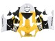 Preisgünstige Honda CBR900RR 919 Motorrad Verkleidung 1998-1999 - Weiss Gelb Glanzendes Schwarz