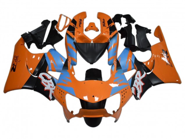 Preisgünstige Honda CBR900RR 919 Motorrad Verkleidung 1998-1999 - Orange Blau Matt Schwarz