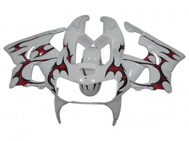 Preisgünstige Honda CBR900RR 919 Motorrad Verkleidung 1998-1999 - Weiss Rot