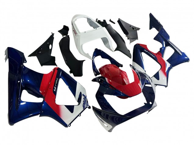 Preisgünstige Honda CBR900RR 929 Motorrad Verkleidung 2000-2001 - Weiss Rot Blau