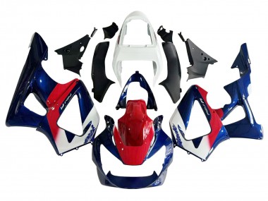 Preisgünstige Honda CBR900RR 929 Motorrad Verkleidung 2000-2001 - Weiss Rot Blau