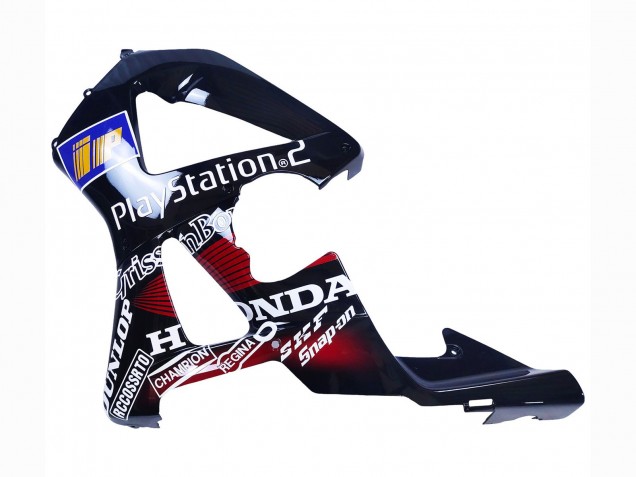 Preisgünstige Honda CBR900RR 929 Motorrad Verkleidung 2000-2001 - Rot Weiss Glanzendes Schwarz PlayStation 2