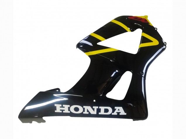 Preisgünstige Honda CBR900RR 929 Motorrad Verkleidung 2000-2001 - Gelb Glanzendes Schwarz