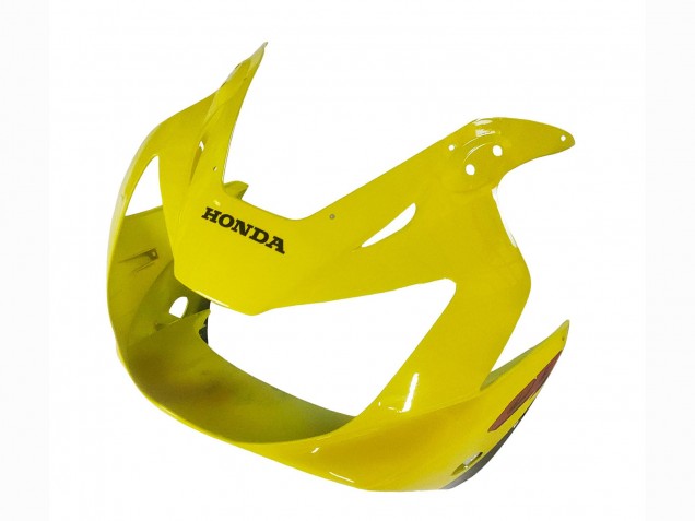 Preisgünstige Honda CBR900RR 929 Motorrad Verkleidung 2000-2001 - Gelb Glanzendes Schwarz