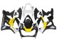 Preisgünstige Honda CBR900RR 929 Motorrad Verkleidung 2000-2001 - Weiss Gelb Glanzendes Schwarz