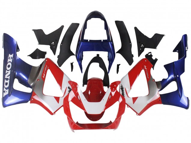 Preisgünstige Honda CBR900RR 929 Motorrad Verkleidung 2000-2001 - Silber Rot Blau