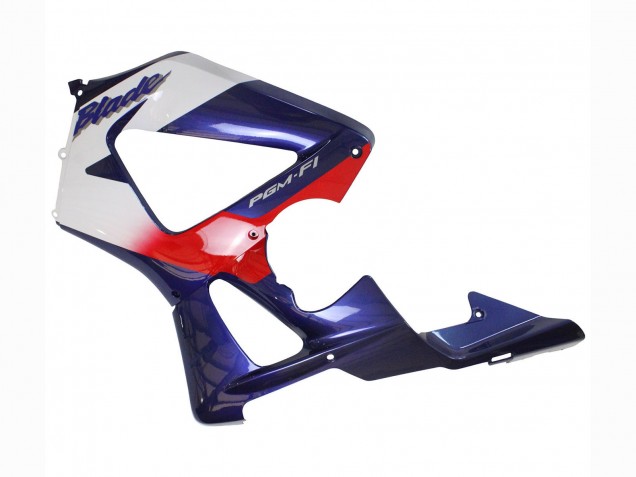 Preisgünstige Honda CBR900RR 929 Motorrad Verkleidung 2000-2001 - Weiss Rot Blau