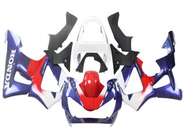 Preisgünstige Honda CBR900RR 929 Motorrad Verkleidung 2000-2001 - Weiss Rot Blau