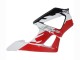Preisgünstige Honda CBR900RR 929 Motorrad Verkleidung 2000-2001 - Weiss Rot Glanzendes Schwarz Rennen