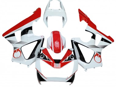 Preisgünstige Honda CBR900RR 929 Motorrad Verkleidung 2000-2001 - Weiss Rot Schwarz