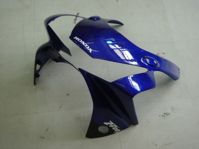 Preisgünstige Honda CBR900RR 954 Motorrad Verkleidung Kit 2002-2003 - Blau Glanzendes Schwarz