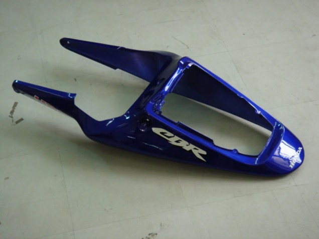 Preisgünstige Honda CBR900RR 954 Motorrad Verkleidung 2002-2003 - Blau Gelb Glanzendes Schwarz Telefumica MoviStar Castrol