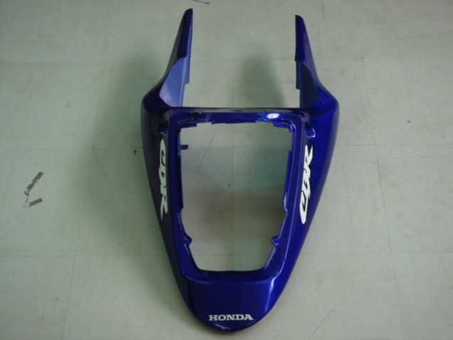 Preisgünstige Honda CBR900RR 954 Motorrad Verkleidung 2002-2003 - Blau Gelb Glanzendes Schwarz Telefumica MoviStar Castrol