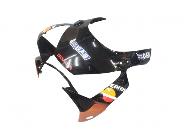 Preisgünstige Honda CBR900RR 954 Motorrad Verkleidung Kit 2002-2003 - Orange Weiss Rot Glanzendes Schwarz Repsol