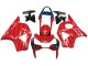 Preisgünstige Honda CBR900RR 954 Motorrad Verkleidung 2002-2003 - Rot Dunkel Blau Dunlop