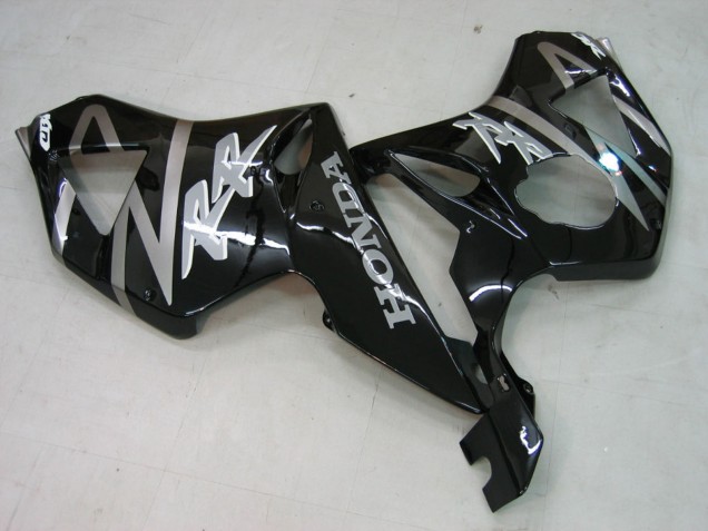 Preisgünstige Honda CBR900RR 954 Motorrad Verkleidung 2002-2003 - Silber Glanzendes Schwarz