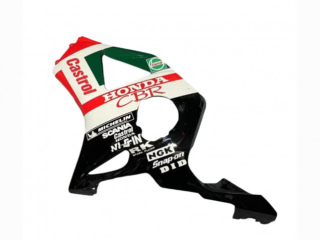 Preisgünstige Honda CBR900RR 954 Motorrad Verkleidung 2002-2003 - Weiss Rot Grun Glanzendes Schwarz Castrol