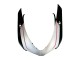 Preisgünstige Ducati 848 Motorrad Verkleidung 2007-2014 - Weiss Rosa Glanzendes Schwarz Connie