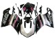 Preisgünstige Ducati 848 Motorrad Verkleidung 2007-2014 - Weiss Rosa Glanzendes Schwarz Connie