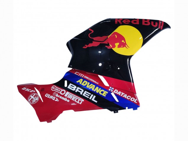Preisgünstige Ducati 848/1098/1198 Motorrad Verkleidung 2007-2014 - Glanzendes Schwarz Gelb Blau Red Bull