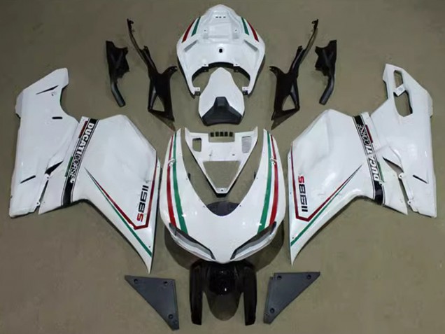 Preisgünstige Ducati 1198 Motorrad Verkleidung 2007-2014 - Weiss Rot Grun Schwarz Corse