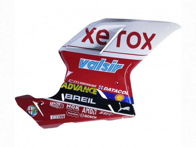 Preisgünstige Ducati 848/1098/1198 Motorrad Verkleidung 2007-2014 - Weiss Rot Glanzendes Schwarz Valsir Xerox