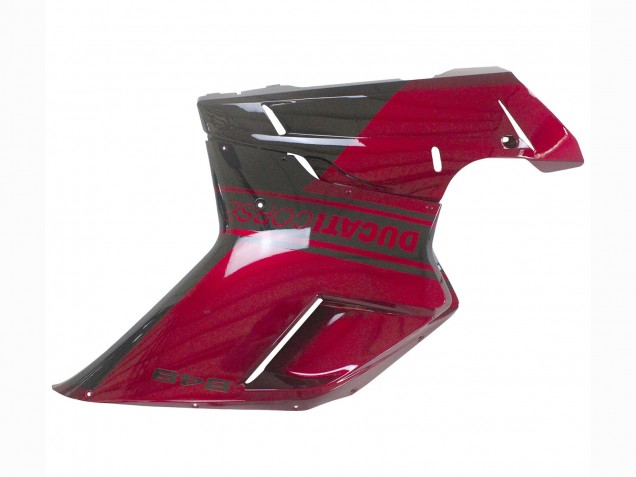 Preisgünstige Ducati 848 Motorrad Verkleidung 2007-2014 - Rot Glanzendes Schwarz