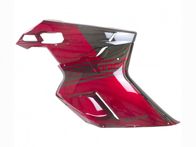 Preisgünstige Ducati 848 Motorrad Verkleidung 2007-2014 - Rot Glanzendes Schwarz