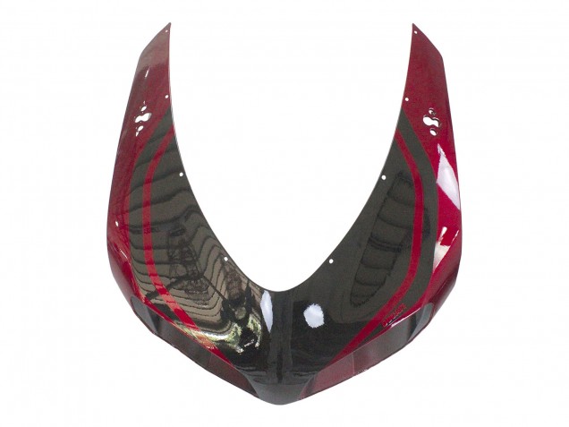 Preisgünstige Ducati 848 Motorrad Verkleidung 2007-2014 - Rot Glanzendes Schwarz