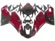 Preisgünstige Ducati 848 Motorrad Verkleidung 2007-2014 - Rot Glanzendes Schwarz