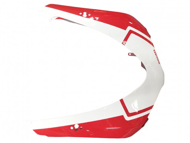Preisgünstige Ducati 848/1098/1198 Motorrad Verkleidung 2007-2014 - Weiss Rot Glanzendes Schwarz
