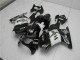 Preisgünstige Kawasaki EX250 Motorrad Verkleidung 2008-2012 - Glanzendes Schwarz Weiss West
