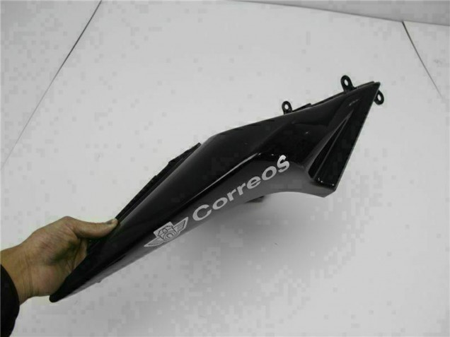 Preisgünstige Kawasaki EX250 Motorrad Verkleidung 2008-2012 - Glanzendes Schwarz Weiss West