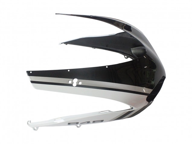 Preisgünstige Ducati 848/1098/1198 Motorrad Verkleidung 2007-2014 - Weiss Glanzendes Schwarz Corse