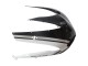 Preisgünstige Ducati 848/1098/1198 Motorrad Verkleidung 2007-2014 - Weiss Glanzendes Schwarz Corse