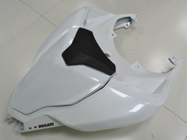 Preisgünstige Ducati 848 Motorrad Verkleidung 2007-2014 - Weiss Matt Schwarz