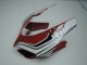 Preisgünstige Ducati Panigale 899 Motorrad Verkleidung 2011-2014 - Weiss Rot Glanzendes Schwarz
