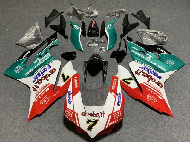 Preisgünstige Ducati Panigale 899/1199 Motorrad Verkleidung 2011-2014 - Weiss Rot Grun Glanzendes Schwarz Avis Valsir 7