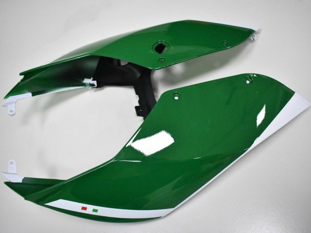 Preisgünstige Ducati Panigale 899 Motorrad Verkleidung 2011-2014 - Weiss Rot Dunkel Grun