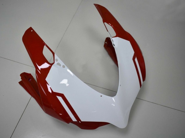 Preisgünstige Ducati Panigale 899 Motorrad Verkleidung 2011-2014 - Weiss Rot Dunkel Grun