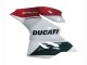 Preisgünstige Ducati Panigale 899 Motorrad Verkleidung 2011-2014 - Weiss Rot Glanzendes Schwarz