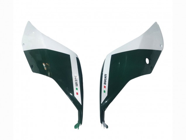 Preisgünstige Ducati Panigale 899 Motorrad Verkleidung 2011-2014 - Weiss Rot Glanzendes Schwarz